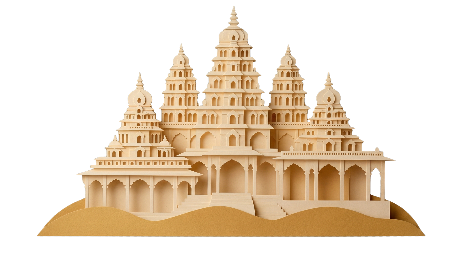 Temple backdrop