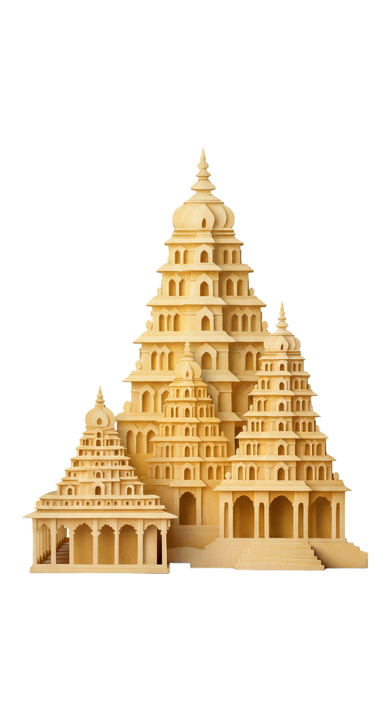 Temple backdrop